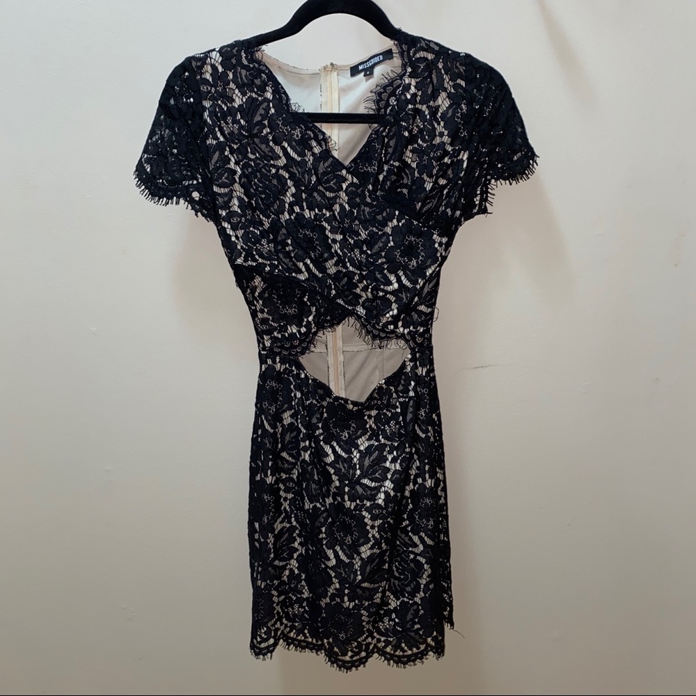 Floral Slitted Dress